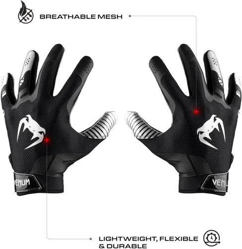 Miniatura 3 de Venum Elite - Guantes de fútbol Negro/Plata