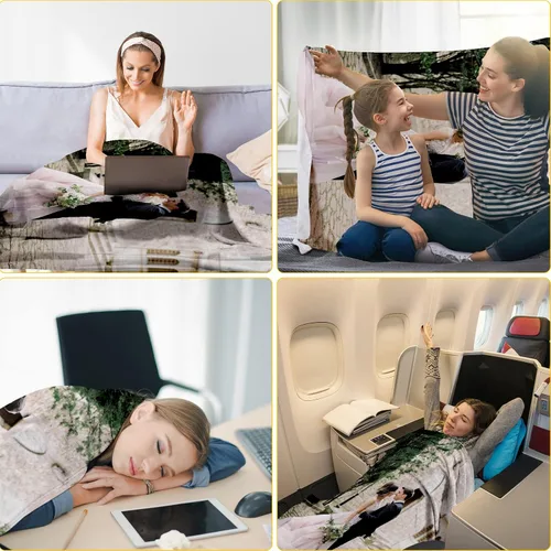 Miniatura 6 de EAQ Manta personalizada con collage de imágenes, es una manta personalizada para niños, adultos, familia, recuerdo, regalo