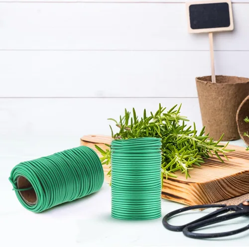 Miniatura 7 de TELENT OUTDOORS Lazos de jardín suaves de 130 pies para plantas, jardinería, hogar, oficina, organización, TPR para jardín, suministros con 0.098 in