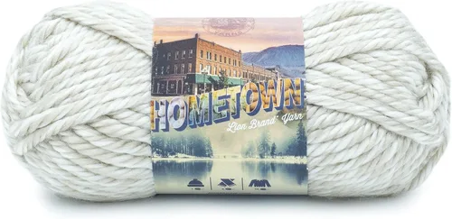 Miniatura 83 de Lion Brand Yarn Hometown - Ovillo de lana súper voluminoso para tejer, ganchillo y manualidades, 1 unidad, Phoenix Azalea