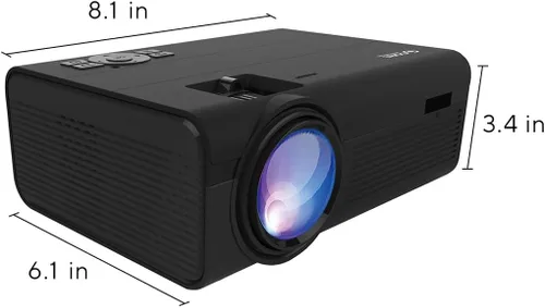 Miniatura 12 de Proyector de cine en casa LCD de 150" (negro)