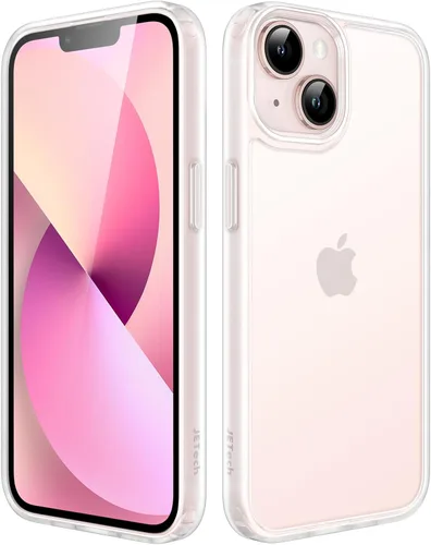 Miniatura 27 de JETech Funda mate para iPhone 13 de 6.1 pulgadas, a prueba de golpes, protección contra caídas de grado militar, cubierta trasera translúcida