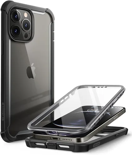 Miniatura 11 de i-Blason Ares - Funda para iPhone 13 Pro Max de 6.7 pulgadas [protector de pantalla integrado] [protección de grado militar] Funda transparente