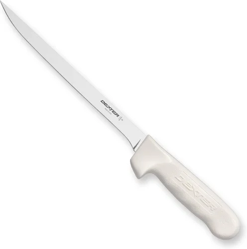 Miniatura 7 de Dexter-Russell Sani-Safe S133-9-PCP - Cuchillo de filete estrecho de 9 pulgadas con mango de polipropileno, acero Dexsteel de alto carbono