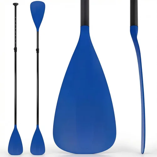 LBW SUP Paddle Board Paddle Stand Up Paddleboard Paddles - 3 o 4 piezas de aleación flotante portátil SUP Kayak Paddle ajustable de 2 lados Paleta
