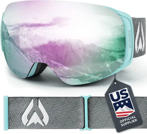 Miniatura 19 de Wildhorn Roca - Gafas de esquí para hombres y mujeres con protección antiempañamiento/arañazos 100% UV - Lente magnética - Gafas de nieve