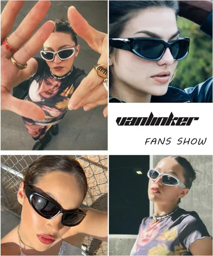 Miniatura 3 de VANLINKER Lentes de sol deportivos envolventes para mujer, modernos y atléticos