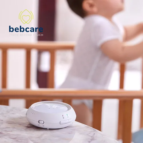 Miniatura 5 de Bebcare Hear Audio - Monitor de bebé con tecnología ultra baja de seguridad contra la radiación, sensor de respiración, luz nocturna y silenciador