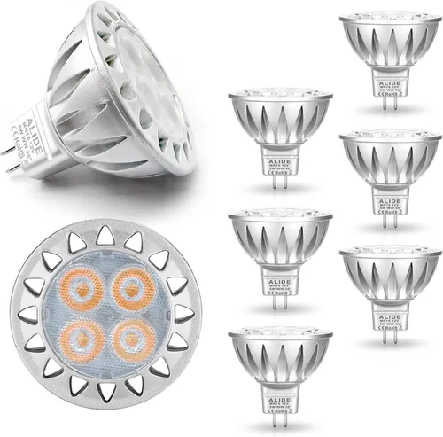 Miniatura 15 de ALIDE Bombillas LED MR16 GU5.3, 50 W, equivalente a halógena, 2700 K, blanco cálido, MR16 5 W, 12 V, bombillas de bajo voltaje, focos