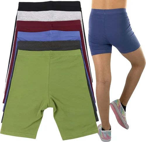 Miniatura 2 de ToBeInStyle Pantalones cortos de mezcla de algodón y elastano para niñas