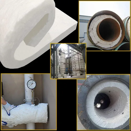 Miniatura 6 de Manta deflectora de fibra cerámica de 24" x 12" x 1" (gruesa) aislante ignífuga clasificada hasta 2400°F, resistencia a altas temperaturas