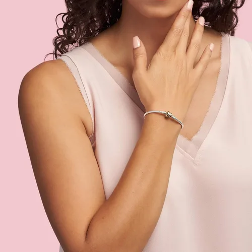 Miniatura 3 de PANDORA Jewelry Moments Snake Chain Charm Bracelet