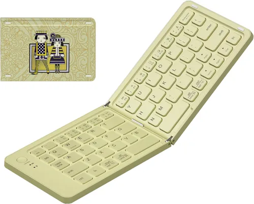 Miniatura 17 de Teclado y Ratón Inalámbricos Lindo Teclado y Ratón Coloridos con Teclado de Máquina de Escribir Retro Inalámbrico de 2.4GHz Suspensión