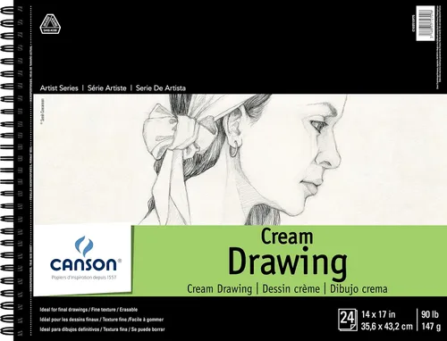 Miniatura 14 de Canson Artist Series Papel de Dibujo, Bloc con Espiral de Alambre, 9x12 pulgadas, 24 Hojas (80lb/130g) - Papel de Artista para Adultos y Estudiantes