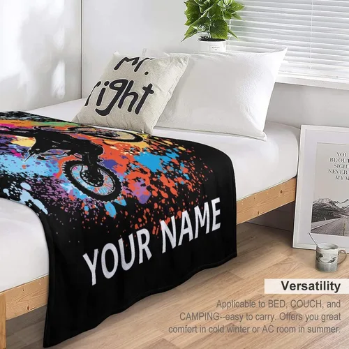 Miniatura 5 de Manta de dinosaurio de camión para niños y adultos, acogedora y suave para sofá, cama, manta deportiva de franela para cumpleaños para invierno, 30