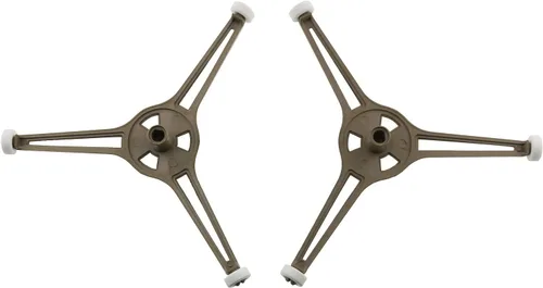E-outstanding 2 anillos giratorios de triple brazo para microondas, rodillo de anillo giratorio, soporte de bandeja de placa de vidrio pequeño,
