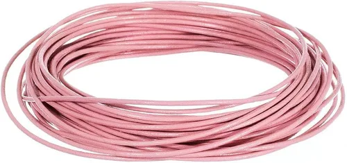 Miniatura 27 de Tiras redondas de cuero genuino de 0.079 pulgadas para pulseras, collares, cuentas y otras joyas – 10 yardas / 29.9 ft – turquesa