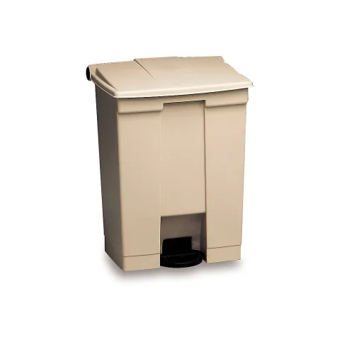 Miniatura 3 de Rubbermaid Commercial Products Bote de basura con pedal de 12 galones con tapa Basurero de manos libres sanitario de uso para residuos médicos
