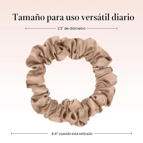 Miniatura 2 de Kitsch Coleteros de satén ultra pequeños para mujer, sin arrugas, sin encrespamiento, para dormir, más suaves que los coleteros de seda suaves