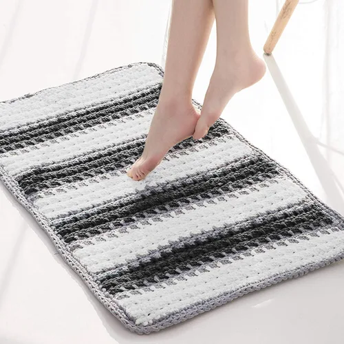 Miniatura 3 de Tejido de tela para tejer, hilo para alfombra, 120 yardas para manualidades, bolsas, mantas, proyectos de ganchillo, con gancho de ganchillo