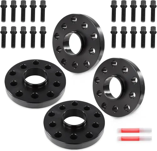4 espaciadores de rueda de 0.787 in 5X100 y 5x112 a 5X100 y 5x112 con paso de rosca, diámetro de orificio de 14 x 1.5, 2.248 in, compatible con