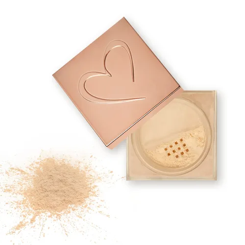 Miniatura 3 de Beauty Creations - Polvo de ajuste suelto que minimiza los poros y las líneas finas, acabado mate, maquillaje facial natural, Honey Me