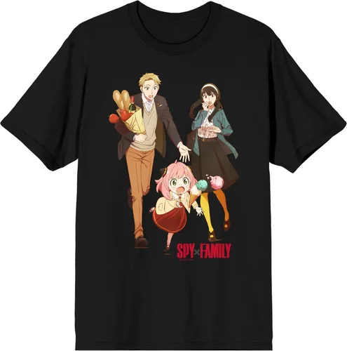 Spy X Family Forger Facial Expressions - Camiseta de manga corta para hombre, color negro