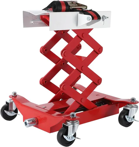 Miniatura 8 de Gato de transmisión de bajo perfil de 450 libras - Elevadro para reparación de automóviles de servicio pesado con rango de altura de 7-23 pulgadas