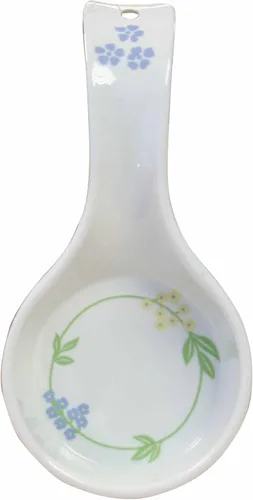 Miniatura 8 de Corelle Coordinates by Reston Lloyd - Soporte de cuchara doble de melamina, hoja de bambú