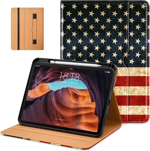 Miniatura 11 de DTTO Funda para iPad (A16) 11ª Generación de 11 Pulgadas 2025, Funda para iPad 10ª Generación de 10.9 Pulgadas 2022, Funda de Soporte Folio de Blanco