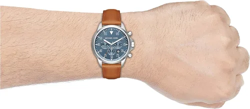 Miniatura 4 de Michael Kors Gage - Reloj cronógrafo de acero inoxidable Reloj de silicona con cronógrafo Gage