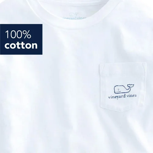 Miniatura 3 de vineyard vines Kids' Long Sleeve Vintage Whale Pocket T-Shirt