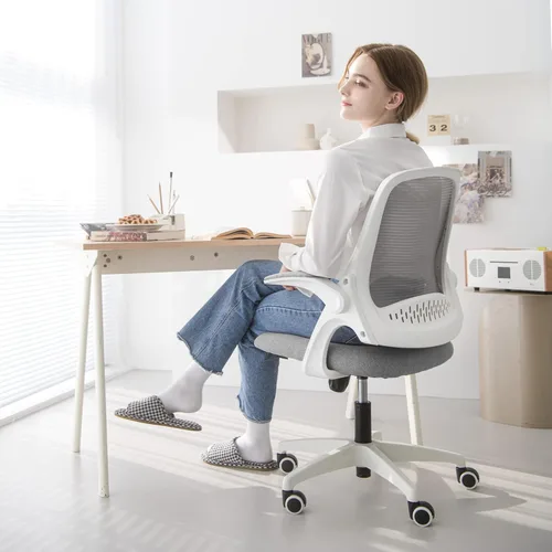 Miniatura 8 de NEO CHAIR Escritorio de oficina para videojuegos, silla ergonómica para computadora con soporte lumbar para la espalda, ruedas giratorias de altura