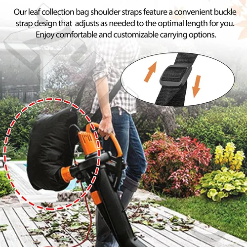 Miniatura 5 de 50026858 Bolsa de colección de hojas Trivac (WGBAG500) para aspiradora Worx 12 Amp Sopladora - Bolsa de colección de sopladora de hojas 50015035