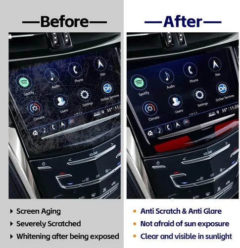 Miniatura 4 de Reemplazo de pantalla táctil CUE para Cadillac 2013-2017 ATS CTS ELR ESCALADE SRX XTS sin gel reemplaza pantallas + herramientas gratuitas