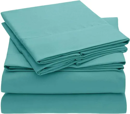 Miniatura 15 de Home Must Haves Juego de ropa de cama de lujo bordada de color liso 2000, extra suave, acogedor, bolsillo profundo de 12 pulgadas con fundas
