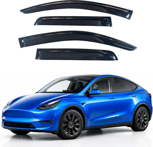 Miniatura 261 de Visor para ventana IG para Hyundai Venue 2020-2023, protector contra la lluvia, adhesivo extra duradero, deflector de viento para lado