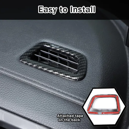 Miniatura 5 de 2 cubiertas de marco de salida de aire superior para Honda Pilot 2016-2022/Honda Ridgeline 2017-2023/Honda Passport 2019-2023, accesorios ABS