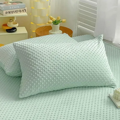 Miniatura 17 de Sábana de cama de punto Minky sólido, sábana de forro polar de terciopelo cálido, sábana encimera, manta de cama ligera, individual, gris oscuro