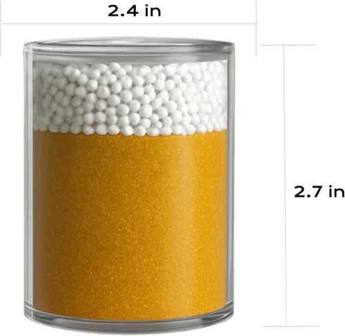 Miniatura 6 de Filtro de ducha de repuesto para HammerHead Showers – Paquete de 2 – Filtro KDF de alto rendimiento dirigido al cloro y metales pesados, mejora