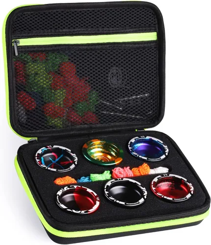 MAGICYOYO Yoyo - Estuche de almacenamiento, bolsa de almacenamiento portátil Yoyo, bolsa de transporte para exteriores, accesorios de yoyo, 6