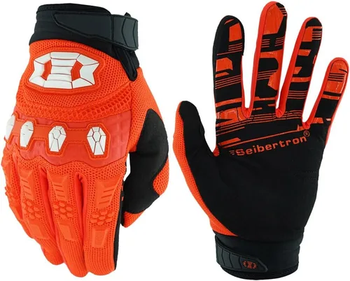 Seibertron - Guantes unisex para bicicleta BMX MX ATV MTB, guantes para bicicleta de montaña, ciclismo, todoterreno/Dirt Bike, guantes de carretera
