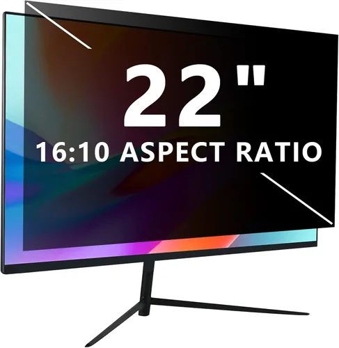 Miniatura 16 de Paquete de 2 pantallas magnéticas colgantes de privacidad para computadora de 27 pulgadas para monitor de pantalla ancha de 16:9, pantalla