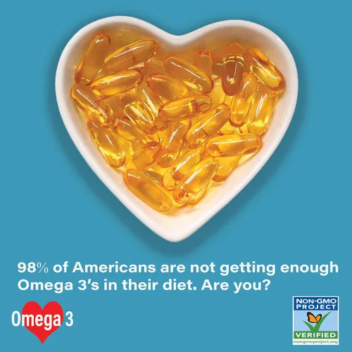 Miniatura 5 de Aceite de pescado Omega 3 2,000 mg- grado farmacéutico. 1000 mg EPA 500 mg DHA. Cápsulas sin eructos sin regusto a pescado. Todo natural, orgánico