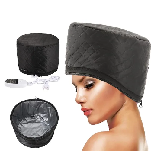 Miniatura 4 de Gorro térmico para acondicionamiento profundo, vaporizador de cabello, calefacción, cuidado térmico, tratamiento eléctrico del cuero cabelludo