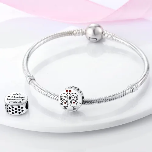 Miniatura 22 de MULA - Dijes de plata de ley 925 para pulseras y collares, colgantes de letras para la familia, cuentas de viaje en avión, dijes de árbol