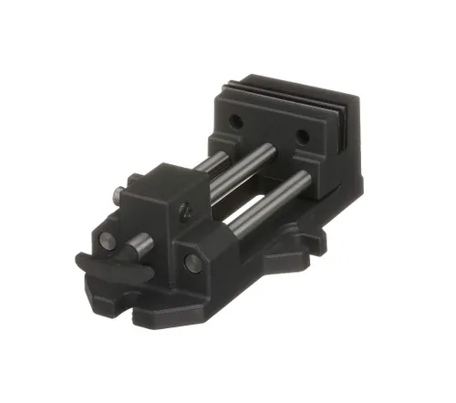 Miniatura 3 de HHIP 3900-0184 Pro-Series morsa de banco de hierro de alta calidad de deslizamiento rápido, mordaza de 4" de ancho x 1.375" de profundidad, abertura