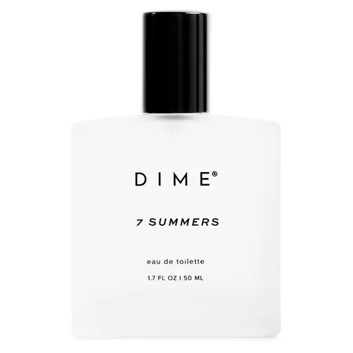 DIME Beauty 7 Summers - Perfume para mujer – Eau de Toilette floral dulce con bergamota, orquídea vainilla y coco, fragancia limpia, vegana, libre