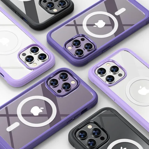 Miniatura 320 de Diaclara Funda diseñada para iPhone 16, mejorada [protección completa de la cámara], carcasa resistente de cuerpo completo con protector de pantalla