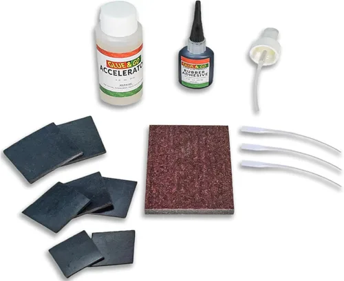 Stop & Go SW1000 Kit de reparación de neumáticos sin cámara de pared lateral externa de emergencia de 14 piezas para pinchazos en ATV, UTV,